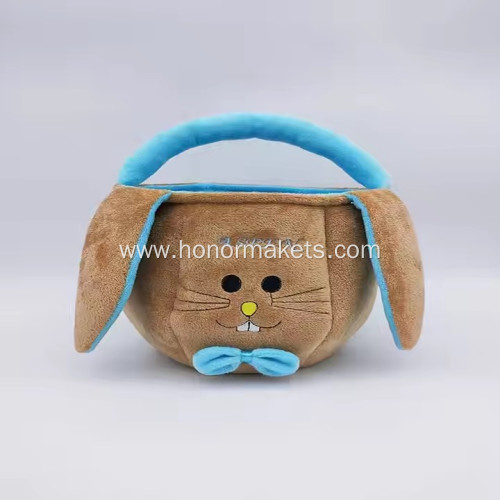 Easter Plush Bunny Basket